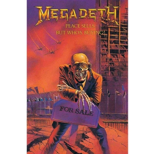 Megadeth - Peace Sells Textile Poster in der Gruppe MERCHANDISE / Merch / Hårdrock bei Bengans Skivbutik AB (5518159)