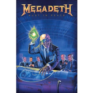 Megadeth - Rust In Peace Textile Poster in der Gruppe Minishops / Megadeth bei Bengans Skivbutik AB (5518165)