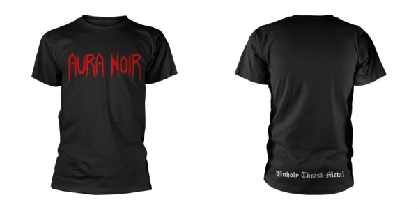 Aura Noir - T/S Logo (Xxxl) in der Gruppe MERCH / Kleidung / T-Shirts bei Bengans Skivbutik AB (5519179)