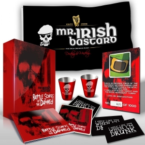 Mr. Irish Bastard - Battle Songs Of The Damned (Ltd Fan in der Gruppe UNSERE TIPPS / Freitagsveröffentlichungen / Fredag Den 15:e Mars 2024 bei Bengans Skivbutik AB (5519360)