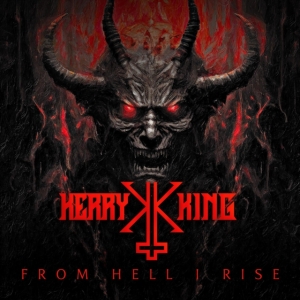 King Kerry - From Hell I Rise (Dark Red/Orange Marbled Vinyl) in der Gruppe Kommande produkter - 10 procent bei Bengans Skivbutik AB (5519379)