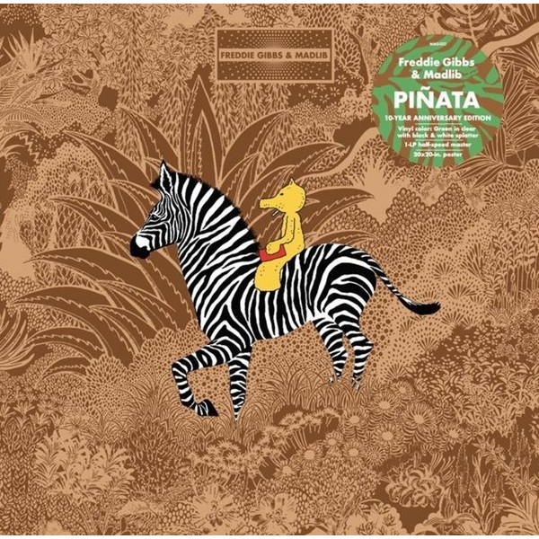 Freddie Gibbs & Ma - Pinata Green Clear White in der Gruppe VINYL / Pop-Rock bei Bengans Skivbutik AB (5519449)