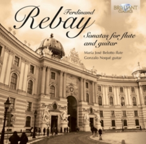 Rebay - Sonatas For Flute And Guitar in der Gruppe CD / Klassiskt bei Bengans Skivbutik AB (552021)