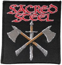 Sacred Steel - Patch Sword And Axes (9,9 X 9,2 Cm) in der Gruppe CDON - Exporterade Artiklar_Manuellt / Merch_CDON_exporterade bei Bengans Skivbutik AB (5520418)