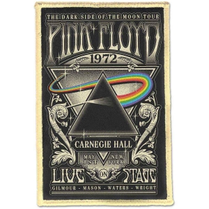 Pink Floyd - Carnegie Hall Woven Patch in der Gruppe MERCHANDISE / Merch / Pop-Rock bei Bengans Skivbutik AB (5520450)