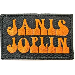 Janis Joplin - Logo Woven Patch in der Gruppe MERCHANDISE / Merch / Pop-Rock bei Bengans Skivbutik AB (5520453)