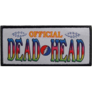 Grateful Dead - Official Dead Head Printed Patch in der Gruppe MERCHANDISE / Merch / Pop-Rock bei Bengans Skivbutik AB (5520462)