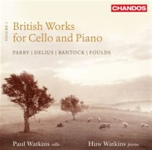 Parry / Delius / Bantock / Foulds - British Works For Cello And Piano in der Gruppe Externt_Lager / Naxoslager bei Bengans Skivbutik AB (552047)