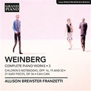 Weinberg - Piano Works Vol 3 in der Gruppe Externt_Lager / Naxoslager bei Bengans Skivbutik AB (552053)
