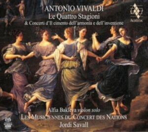 Jordi Savall & Alfia Bakieva & Les Music - Antonio Vivaldi: Le Quattro Stagioni in der Gruppe CD / Klassiskt bei Bengans Skivbutik AB (5521621)