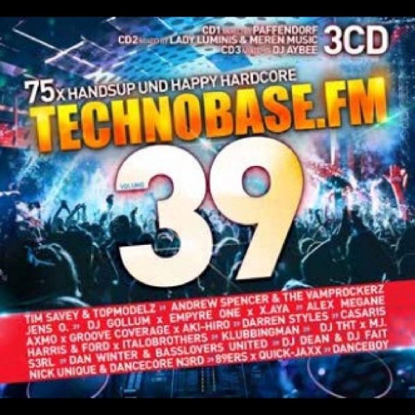 Various Artists - Technobase.Fm Vol. 39 in der Gruppe CD / Bestseller bei Bengans Skivbutik AB (5521686)