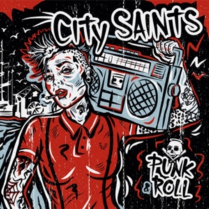 City Saints - Punk'n'roll (Splatter On Babyblue V in der Gruppe VINYL / Pop-Rock bei Bengans Skivbutik AB (5522252)