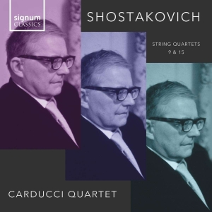 Dmitri Shostakovich - String Quartets Nos. 9 & 15 in der Gruppe CD / Klassiskt bei Bengans Skivbutik AB (5522420)
