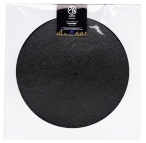 VinylZubehör - Slipmat Leather Black in der Gruppe Labels /  bei Bengans Skivbutik AB (5523352)