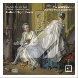 The Wig Society Chamber Music Ensem - Galant Night Fever - Quartets, Trio in der Gruppe CD / Klassiskt bei Bengans Skivbutik AB (5523559)