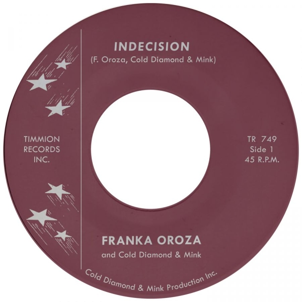 Franka Oroza & Cold Diamond & Mink - Indecision (Ltd Transparent Violet in der Gruppe VINYL / RnB-Soul bei Bengans Skivbutik AB (5523633)