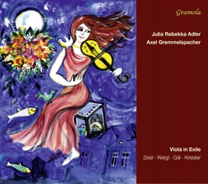 Adler Julia Rebekka - Viola In Exile in der Gruppe CD / Klassiskt bei Bengans Skivbutik AB (5524259)