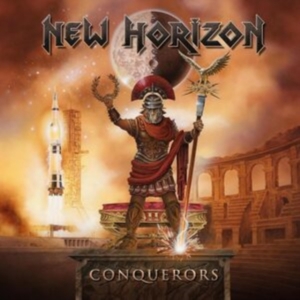 New Horizon - Conquerors (Orange Marble Vinyl) in der Gruppe VINYL / Hårdrock bei Bengans Skivbutik AB (5524421)