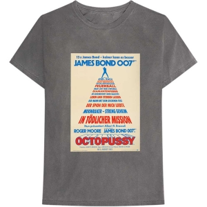 James Bond - Octopussy German Poster Uni Char    in der Gruppe MERCH / T-Shirt / Rockoff_Nya April24 bei Bengans Skivbutik AB (5524519r)