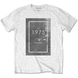 The 1975 - Facedown Uni Wht    in der Gruppe MERCH / T-Shirt / Rockoff_Nya April24 bei Bengans Skivbutik AB (5524628r)