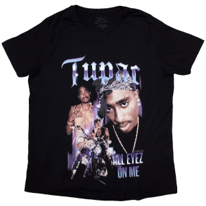 Tupac - All Eyez Blue Homage Lady Bl    in der Gruppe MERCHANDISE / T-shirt / Hip Hop-Rap bei Bengans Skivbutik AB (5524823r)