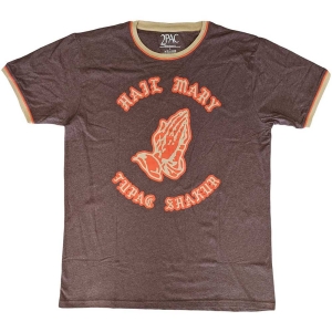 Tupac - Hail Mary Ringer Uni Brown    in der Gruppe MERCHANDISE / T-shirt / Hip Hop-Rap bei Bengans Skivbutik AB (5524825r)