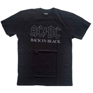 Ac/Dc - Back In Black Uni Bl (M) in der Gruppe -Start Tshirt bei Bengans Skivbutik AB (5525223)