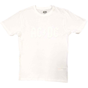Ac/Dc - Logo Hi-Build Uni Wht    in der Gruppe MERCH / Minsishops-merch / Ac/Dc bei Bengans Skivbutik AB (5525359r)