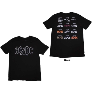 Ac/Dc - Logo History Uni Bl    in der Gruppe MERCH / Minsishops-merch / Ac/Dc bei Bengans Skivbutik AB (5525363r)