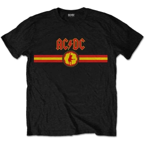 Ac/Dc - Logo & Stripe Uni Bl    in der Gruppe MERCH / Minsishops-merch / Ac/Dc bei Bengans Skivbutik AB (5525410r)