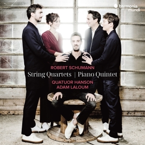 Quatuor Hanson & Adam Laloum - Robert Schumann: String Quartets & Piano Quintet in der Gruppe Övrigt / bei Bengans Skivbutik AB (5525444)