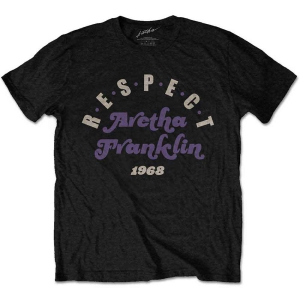 Aretha Franklin - Respect Uni Bl    in der Gruppe MERCHANDISE / T-shirt / Jazz bei Bengans Skivbutik AB (5525796r)