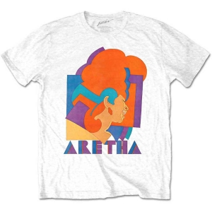 Aretha Franklin - Milton Graphic Uni Wht    in der Gruppe MERCHANDISE / T-shirt / Jazz,RnB-Soul bei Bengans Skivbutik AB (5525798r)