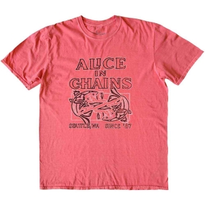 Alice In Chains - Totem Fish Uni Pink    in der Gruppe MERCH / T-Shirt / Rockoff_Nya April24 bei Bengans Skivbutik AB (5525810r)