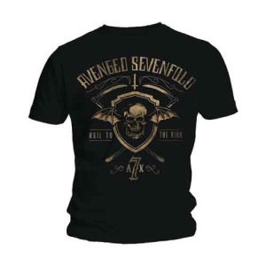 Avenged Sevenfold - Shield & Sickle Uni Bl  2 in der Gruppe MERCHANDISE / T-shirt / Hårdrock bei Bengans Skivbutik AB (5526356)