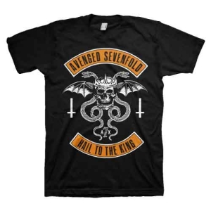 Avenged Sevenfold - Hail To The King Uni Bl    in der Gruppe MERCH / T-Shirt / Rockoff_Nya April24 bei Bengans Skivbutik AB (5526479r)