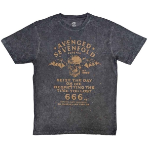 Avenged Sevenfold - Seize The Day Uni Bl Dip-Dye    in der Gruppe MERCH / T-Shirt / Rockoff_Nya April24 bei Bengans Skivbutik AB (5526509r)