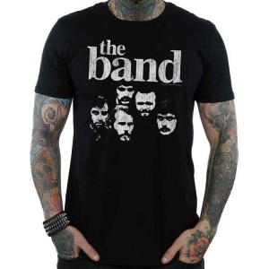 The Band - Heads Uni Bl    in der Gruppe MERCH / T-Shirt / Rockoff_Nya April24 bei Bengans Skivbutik AB (5526529r)