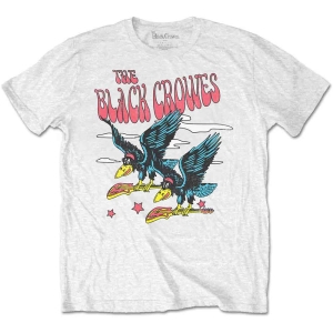 The Black Crowes - Flying Crowes Uni Wht    in der Gruppe MERCH / T-Shirt / Rockoff_Nya April24 bei Bengans Skivbutik AB (5526615r)