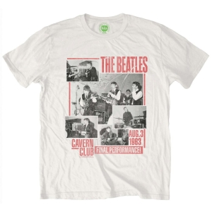 Beatles - Final Performance Uni Wht T-Shirt in der Gruppe MERCH / T-Shirt / Rockoff_Nya April24 bei Bengans Skivbutik AB (5527397r)