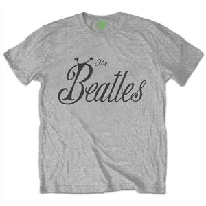 The Beatles - Bug Logo Uni Grey    in der Gruppe MERCH / T-Shirt / Rockoff_Nya April24 bei Bengans Skivbutik AB (5527413r)