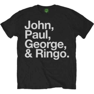 The Beatles - John Paul George & Ringo Uni Bl    in der Gruppe MERCH / T-Shirt / Rockoff_Nya April24 bei Bengans Skivbutik AB (5527434r)