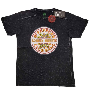 The Beatles - Sgt Pepper Drum Snow Wash Uni Bl    in der Gruppe MERCH / T-Shirt / Rockoff_Nya April24 bei Bengans Skivbutik AB (5527449r)