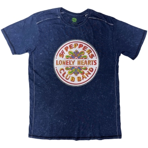 The Beatles - Sgt Pepper Drum Snow Wash Uni Navy    in der Gruppe MERCH / T-Shirt / Rockoff_Nya April24 bei Bengans Skivbutik AB (5527450r)