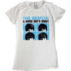 The Beatles - Hard Days Night Pastel Lady Wht  1 in der Gruppe MERCHANDISE / T-shirt / Pop-Rock bei Bengans Skivbutik AB (5527673)