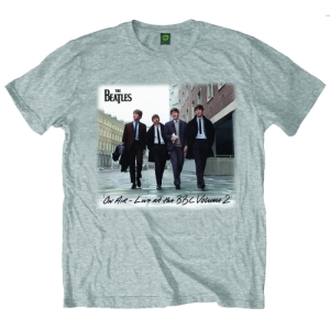 The Beatles - On Air Uni Grey    in der Gruppe MERCH / T-Shirt / Rockoff_Nya April24 bei Bengans Skivbutik AB (5527768r)