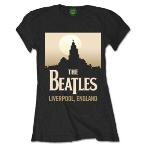 The Beatles - Liverpool England Lady Bl    in der Gruppe MERCH / T-Shirt / Rockoff_Nya April24 bei Bengans Skivbutik AB (5527778r)