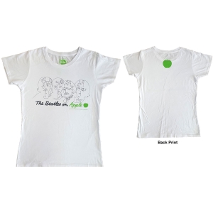 The Beatles - On Apple Lady Wht    in der Gruppe MERCH / T-Shirt / Rockoff_Nya April24 bei Bengans Skivbutik AB (5527785r)