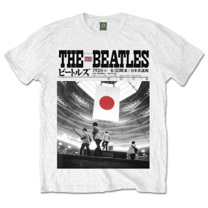 The Beatles - Live At The Budokan Uni Wht  1 in der Gruppe MERCH / T-Shirt / Rockoff_Nya April24 bei Bengans Skivbutik AB (5527799r)