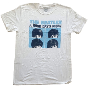 The Beatles - Hard Days Night Pastel Uni Wht  1 in der Gruppe MERCH / T-Shirt / Rockoff_Nya April24 bei Bengans Skivbutik AB (5527807r)